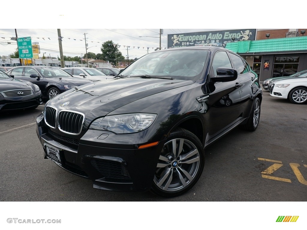 2012 X6 M  - Carbon Black Metallic / Black photo #1