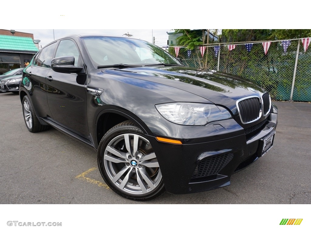 2012 X6 M  - Carbon Black Metallic / Black photo #2