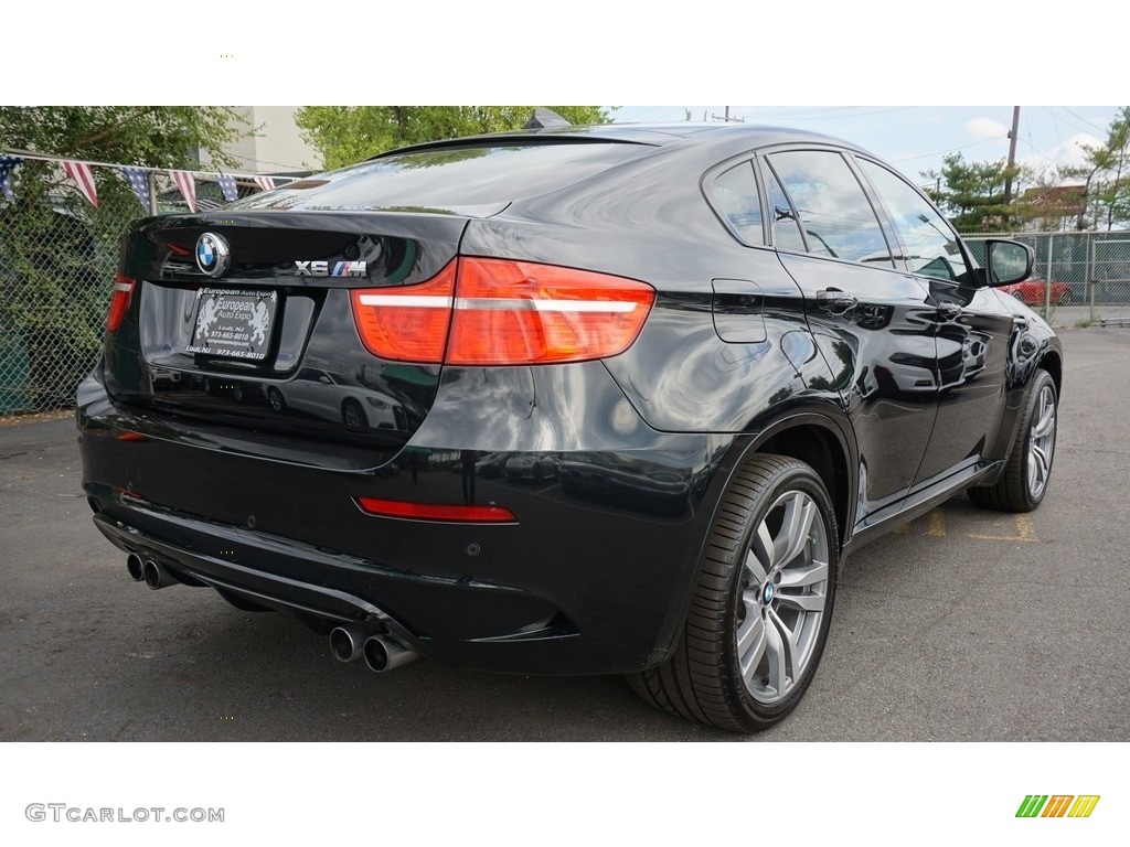 2012 X6 M  - Carbon Black Metallic / Black photo #4