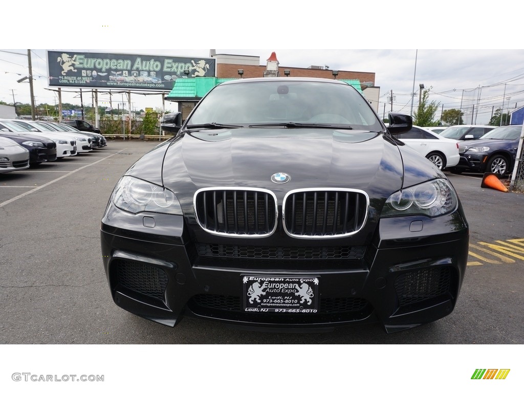 2012 X6 M  - Carbon Black Metallic / Black photo #8