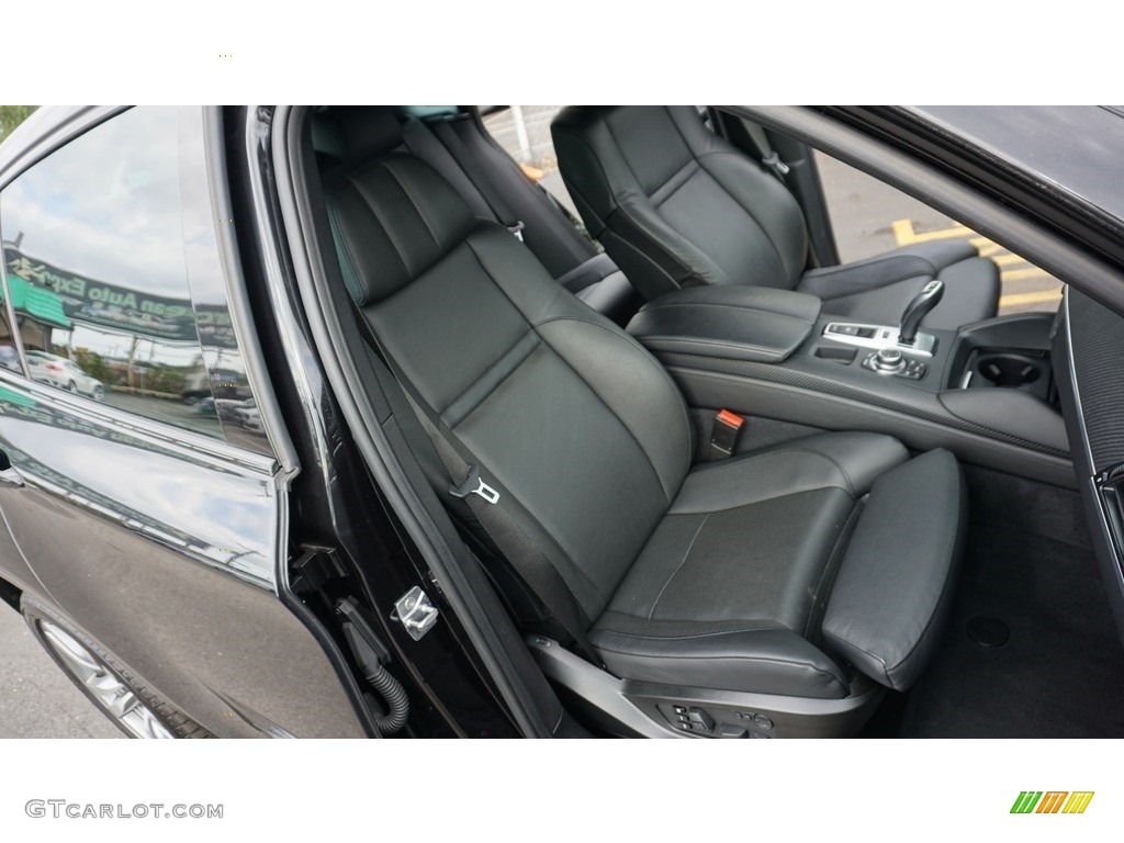 2012 X6 M  - Carbon Black Metallic / Black photo #15