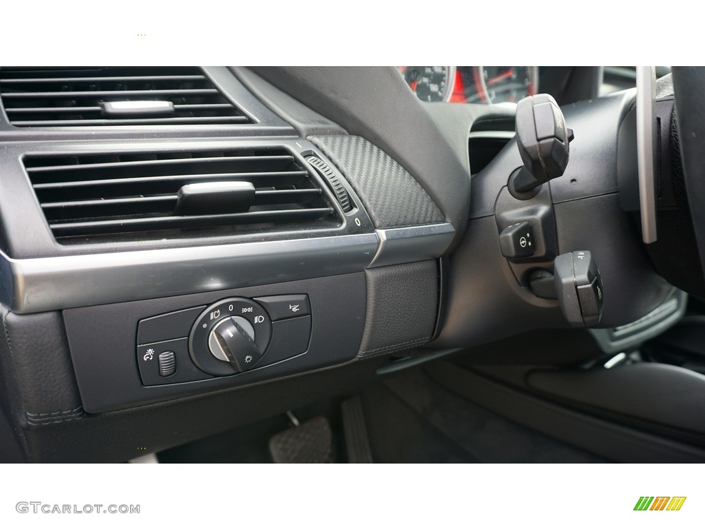 2012 X6 M  - Carbon Black Metallic / Black photo #23