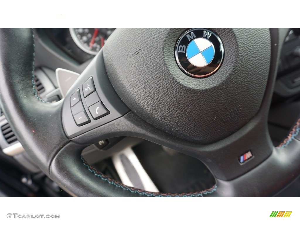 2012 X6 M  - Carbon Black Metallic / Black photo #26