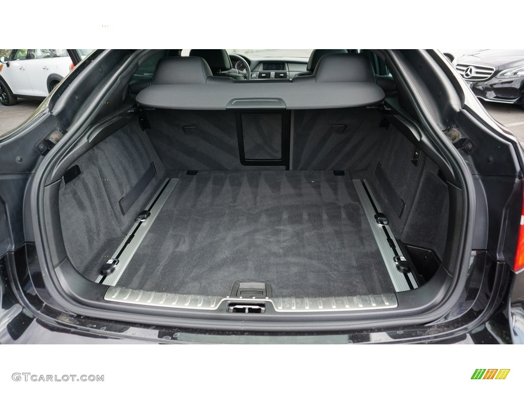 2012 X6 M  - Carbon Black Metallic / Black photo #42