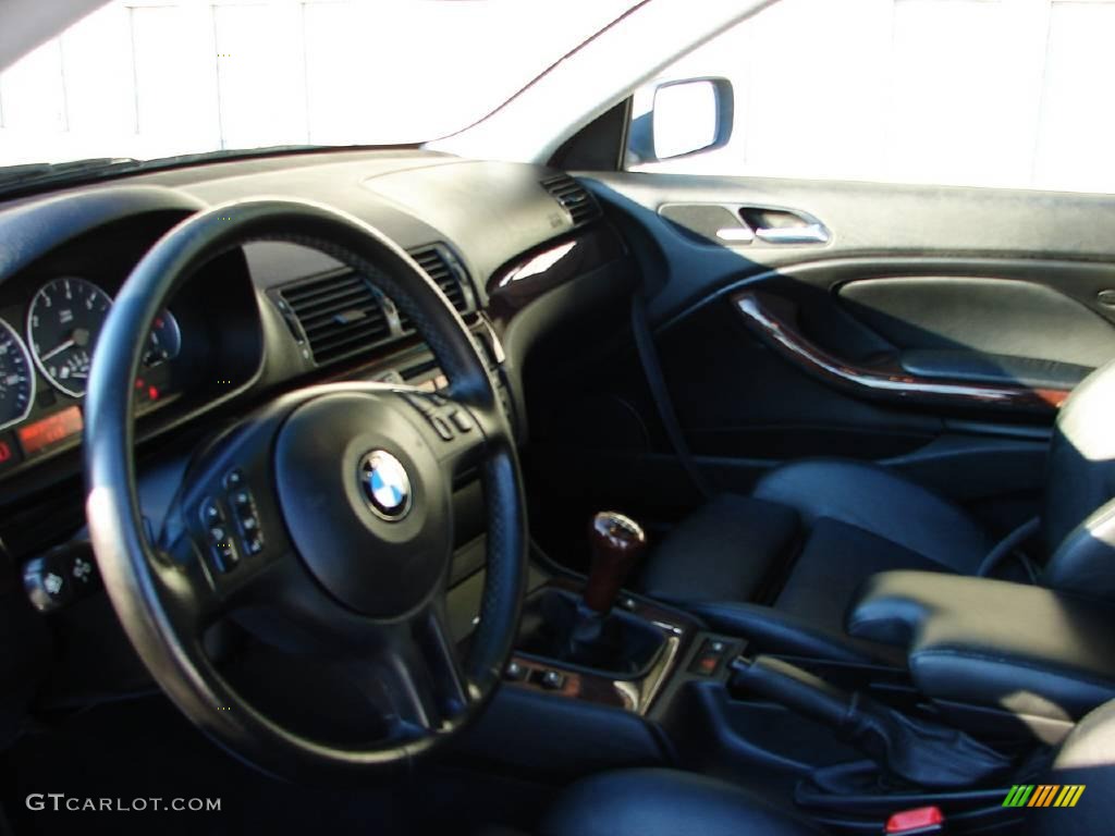 2004 3 Series 330i Coupe - Silver Grey Metallic / Black photo #17