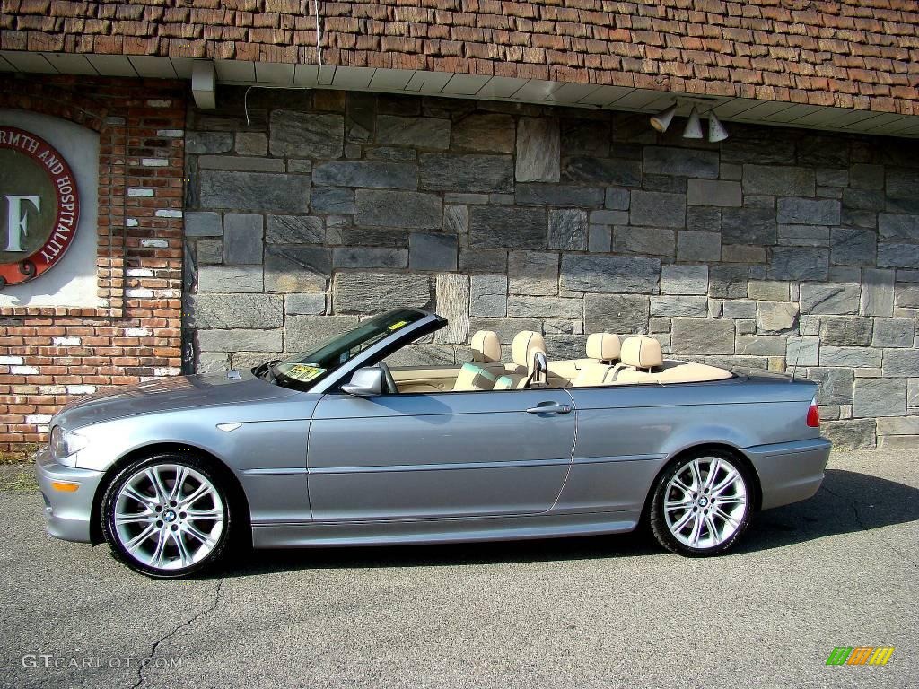 2004 3 Series 330i Convertible - Silver Grey Metallic / Sand photo #44