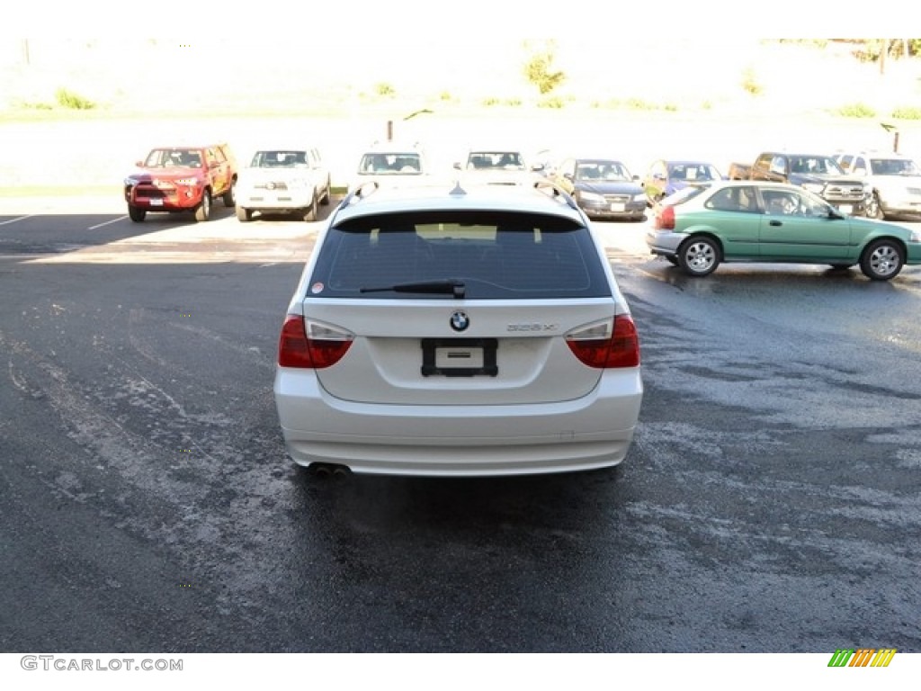 2007 3 Series 328xi Wagon - Alpine White / Grey photo #3