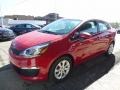 2017 Signal Red Kia Rio LX Sedan  photo #7