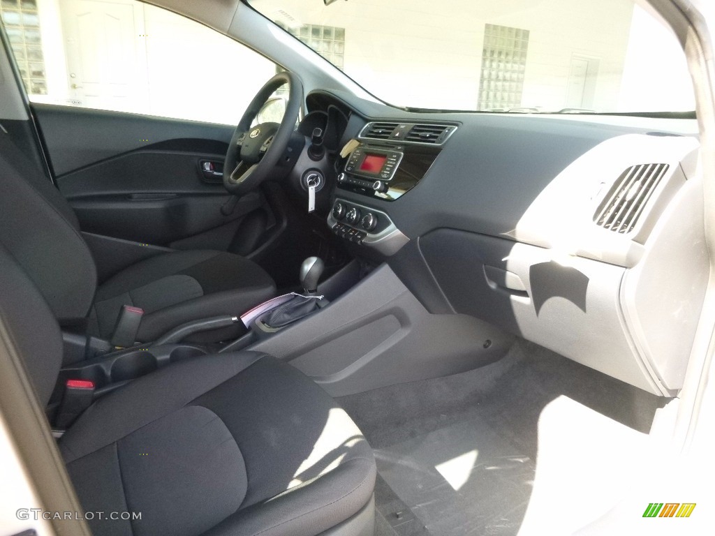 2017 Kia Rio LX Sedan Black Dashboard Photo #115995120