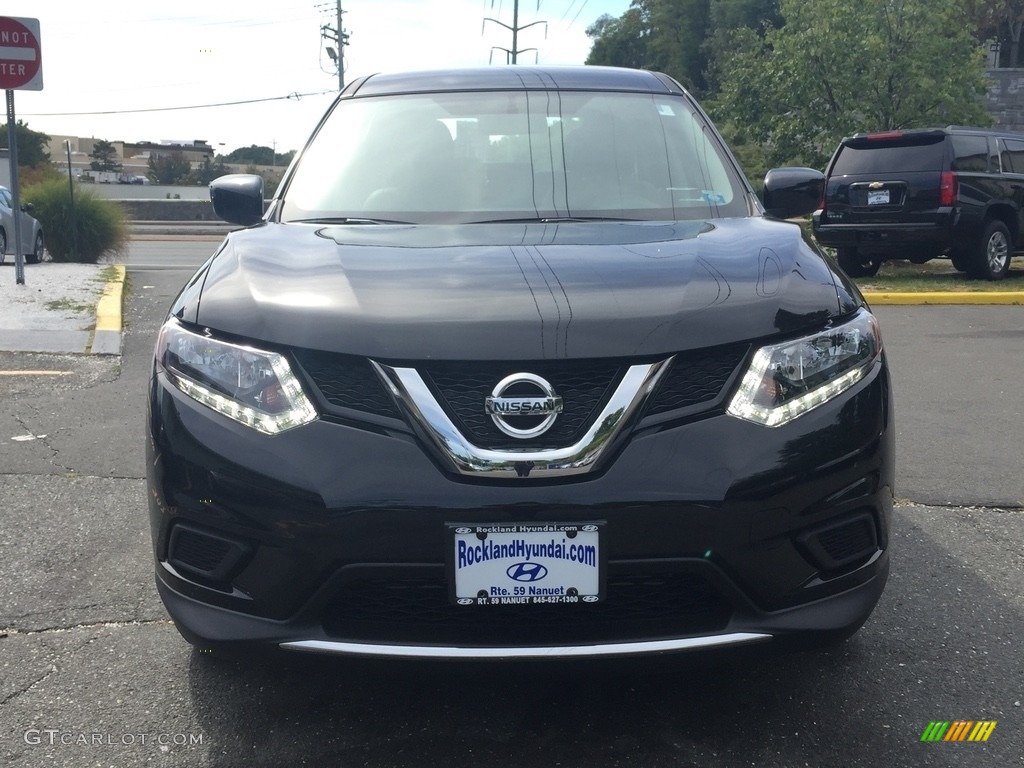 2016 Rogue S AWD - Magnetic Black / Charcoal photo #2