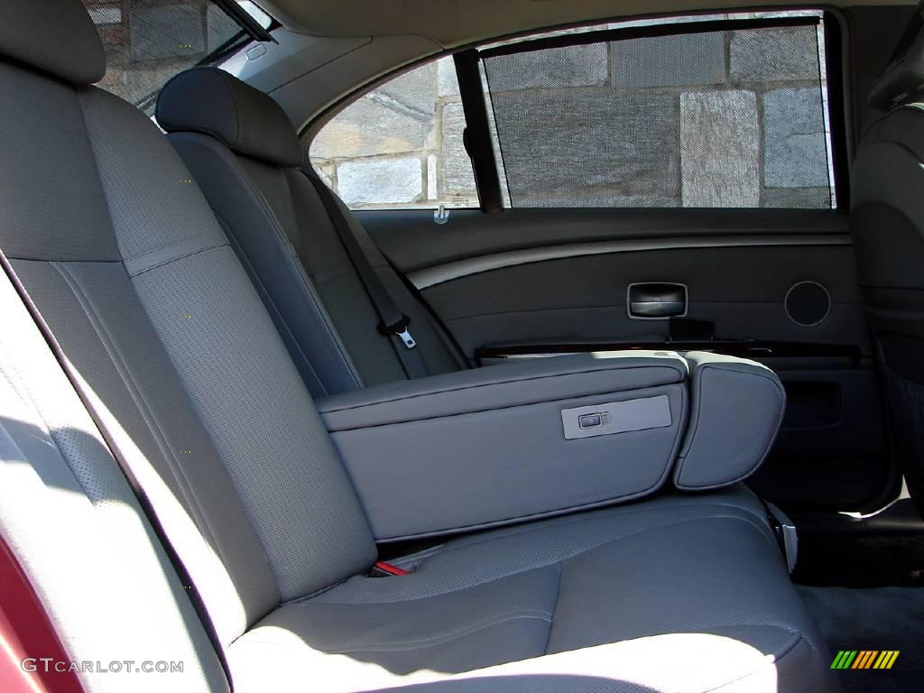 2005 7 Series 745Li Sedan - Chiaretto Red Metallic / Basalt Grey/Flannel Grey photo #20