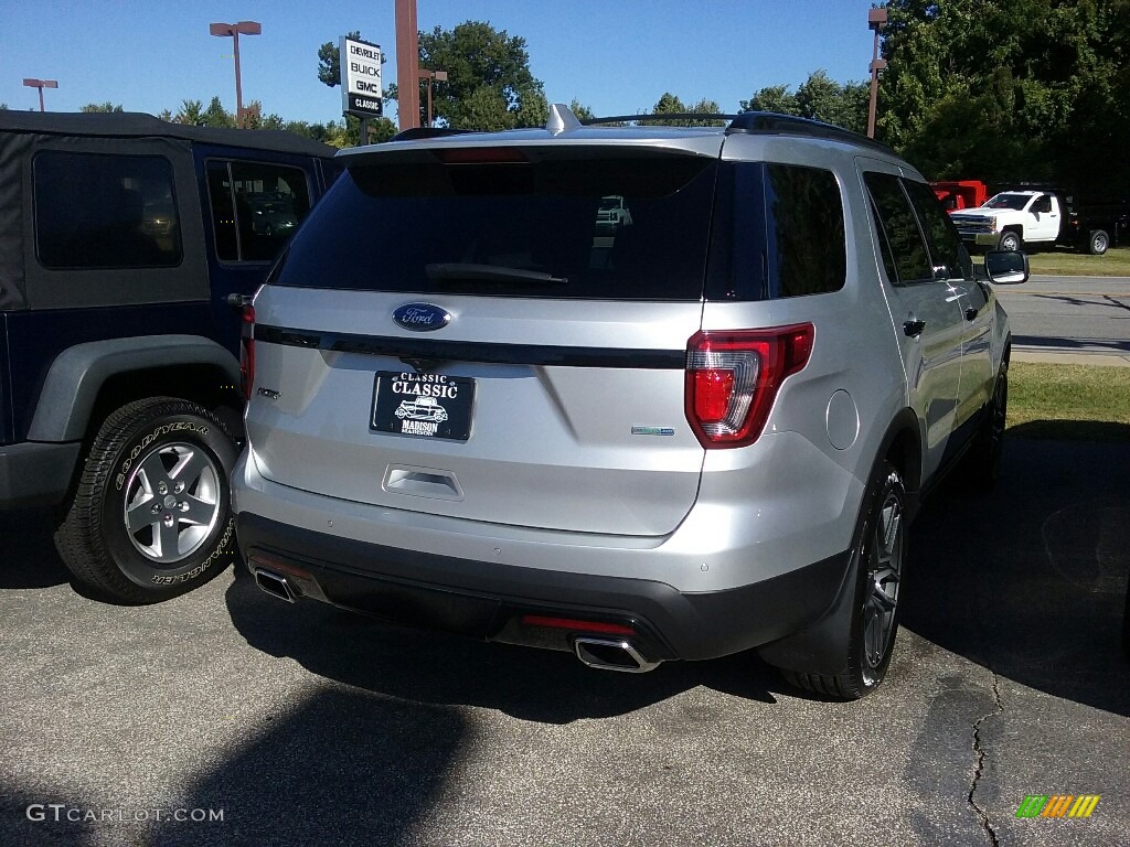 2016 Explorer Sport 4WD - Ingot Silver Metallic / Ebony Black photo #14