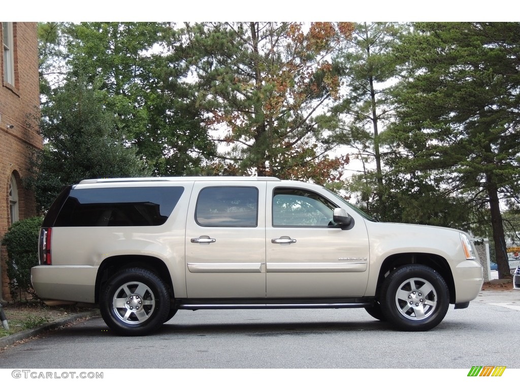 2007 Yukon XL Denali AWD - Gold Mist Metallic / Cocoa/Light Cashmere photo #10
