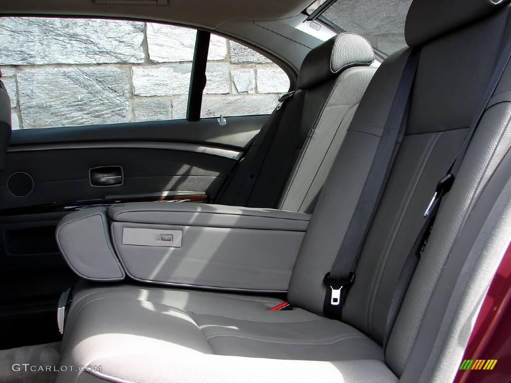 2005 7 Series 745Li Sedan - Chiaretto Red Metallic / Basalt Grey/Flannel Grey photo #42