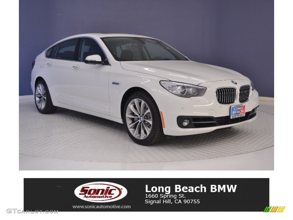 2017 5 Series 535i Gran Turismo - Alpine White / Black photo #1