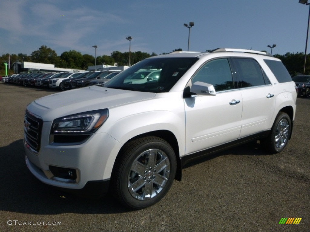 2017 Acadia Limited AWD - White Frost Tricoat / Ebony photo #1