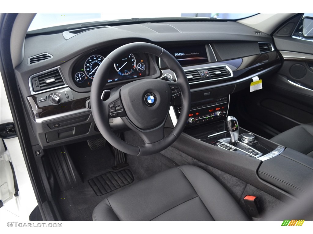 Black Interior 2017 BMW 5 Series 535i Gran Turismo Photo #115996824