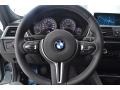 Black 2017 BMW M3 Sedan Steering Wheel