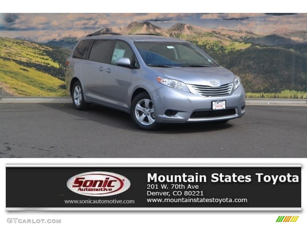 2017 Sienna LE - Silver Sky Metallic / Ash photo #1