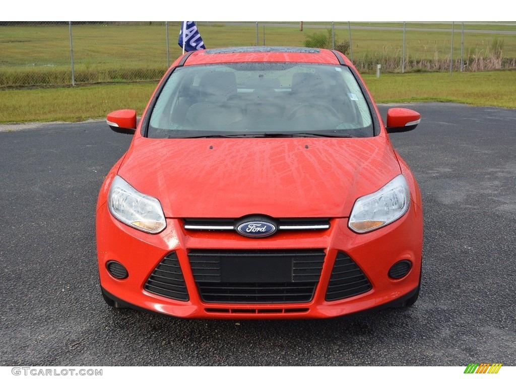 2014 Focus SE Hatchback - Race Red / Medium Light Stone photo #10