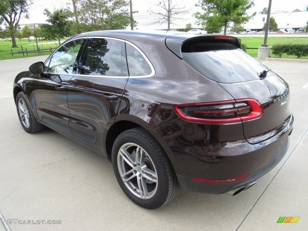 Mahogany Metallic 2015 Porsche Macan S Exterior Photo #116002476