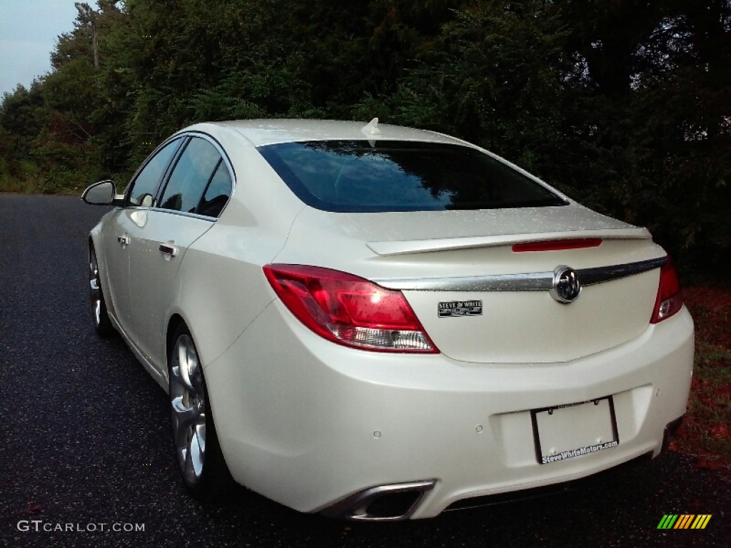 2012 Regal GS - White Diamond Tricoat / Ebony photo #2