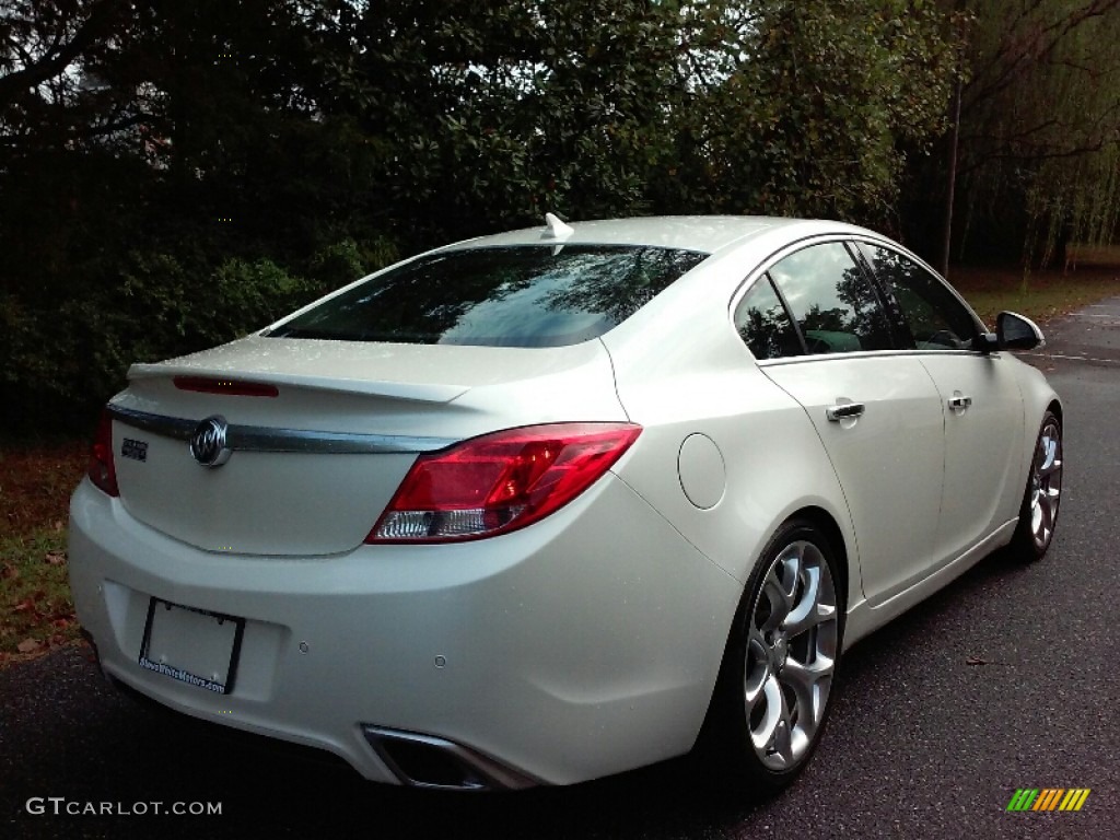 2012 Regal GS - White Diamond Tricoat / Ebony photo #4