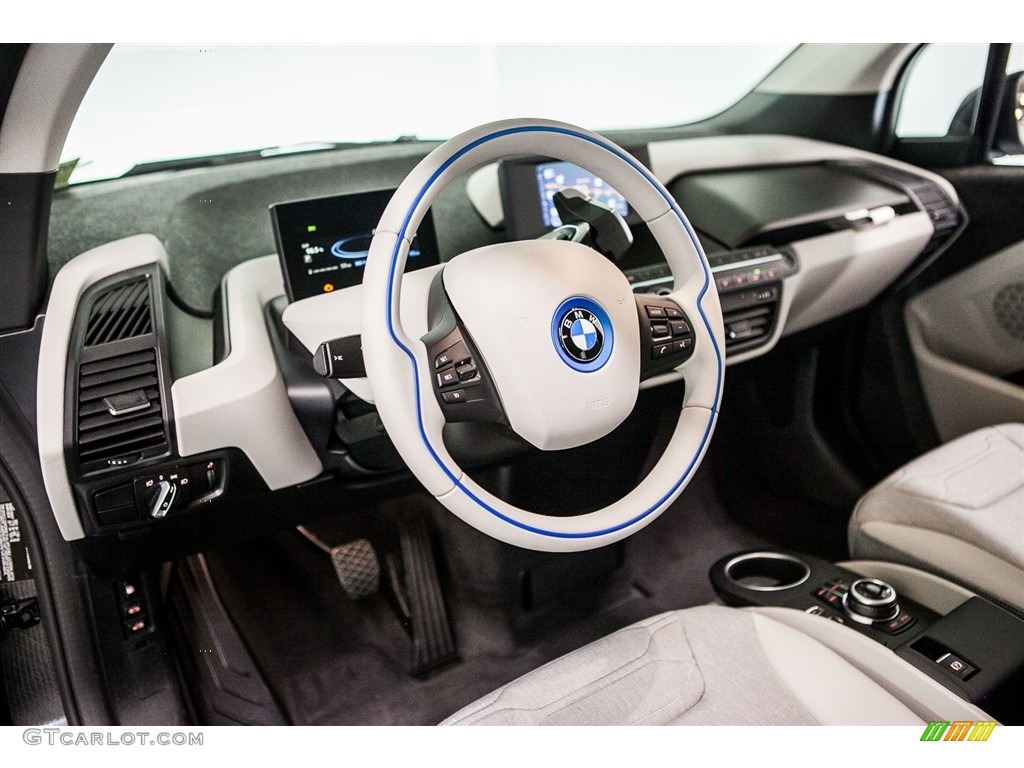 2017 BMW i3 with Range Extender Mega Carum Spice Grey/Carum Spice Grey Dashboard Photo #116002677