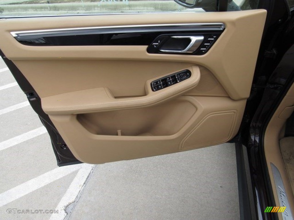 2015 Porsche Macan S Luxor Beige Door Panel Photo #116002737