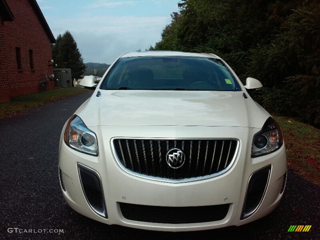 2012 Regal GS - White Diamond Tricoat / Ebony photo #7