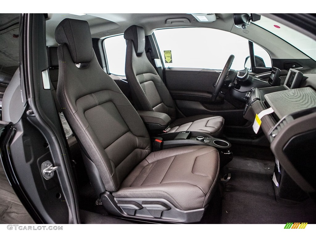 Tera Dalbergia Brown Interior 2017 BMW i3 with Range Extender Photo #116002884