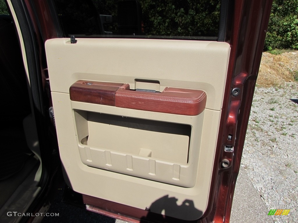 2008 F350 Super Duty King Ranch Crew Cab 4x4 Dually - Dark Copper Metallic / Chaparral Brown photo #14