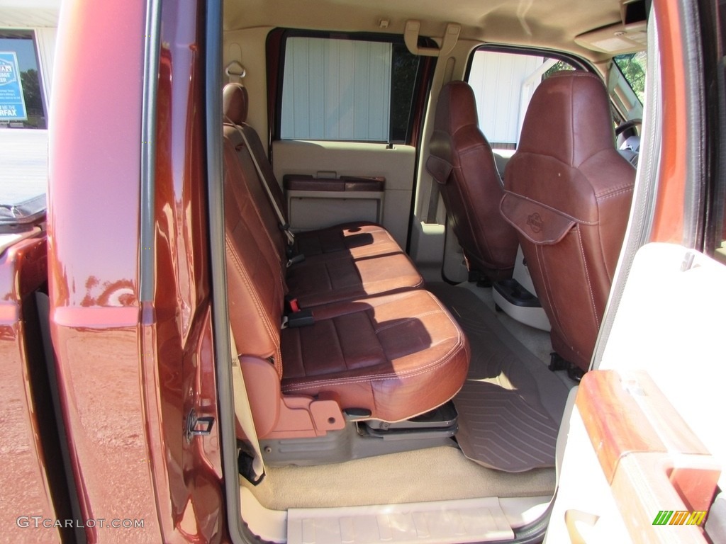 2008 F350 Super Duty King Ranch Crew Cab 4x4 Dually - Dark Copper Metallic / Chaparral Brown photo #15