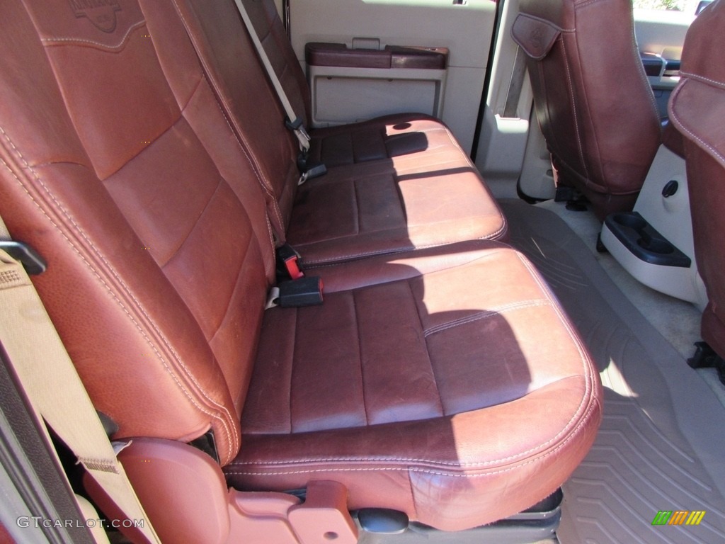 2008 F350 Super Duty King Ranch Crew Cab 4x4 Dually - Dark Copper Metallic / Chaparral Brown photo #16