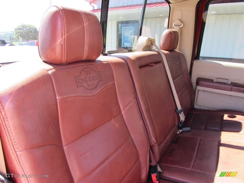 2008 F350 Super Duty King Ranch Crew Cab 4x4 Dually - Dark Copper Metallic / Chaparral Brown photo #19