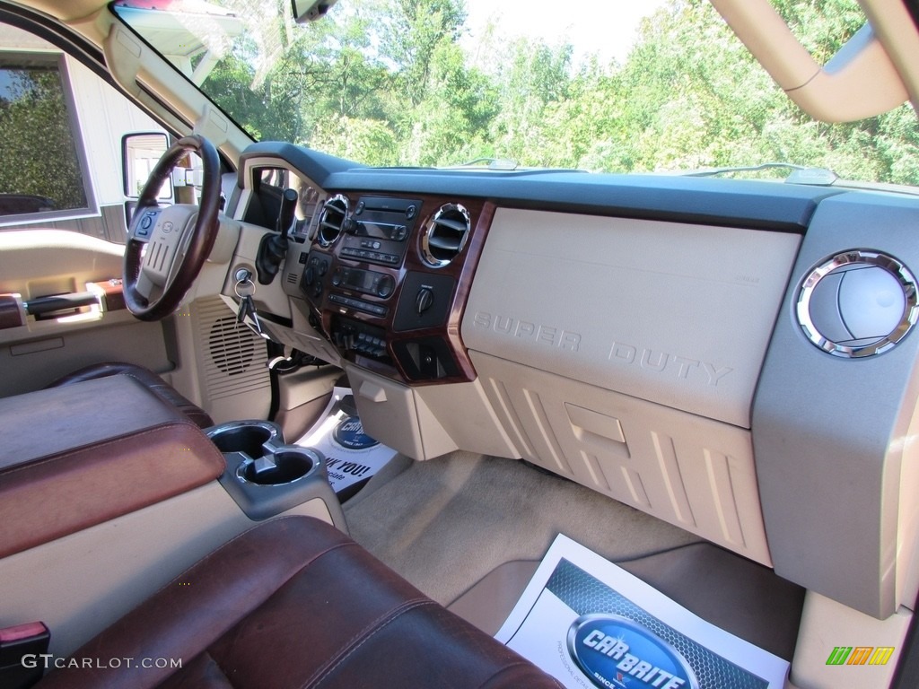 2008 F350 Super Duty King Ranch Crew Cab 4x4 Dually - Dark Copper Metallic / Chaparral Brown photo #24
