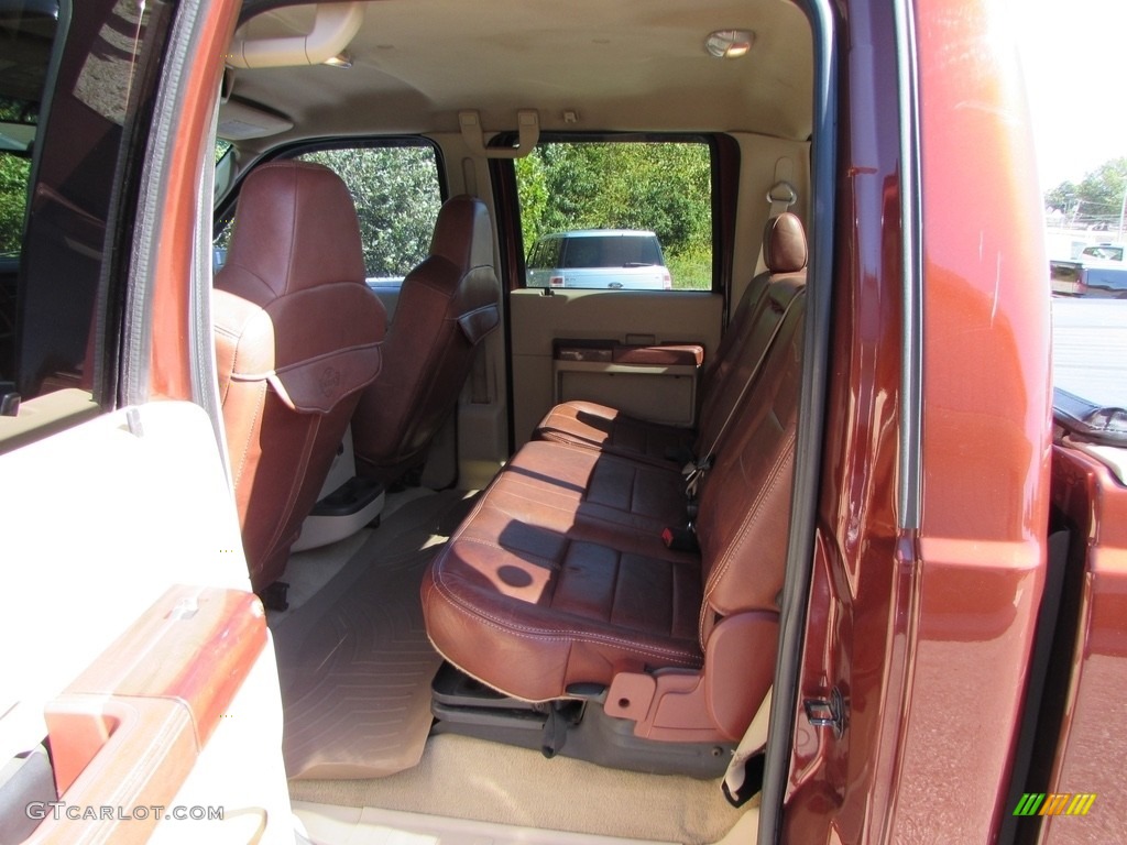2008 F350 Super Duty King Ranch Crew Cab 4x4 Dually - Dark Copper Metallic / Chaparral Brown photo #26