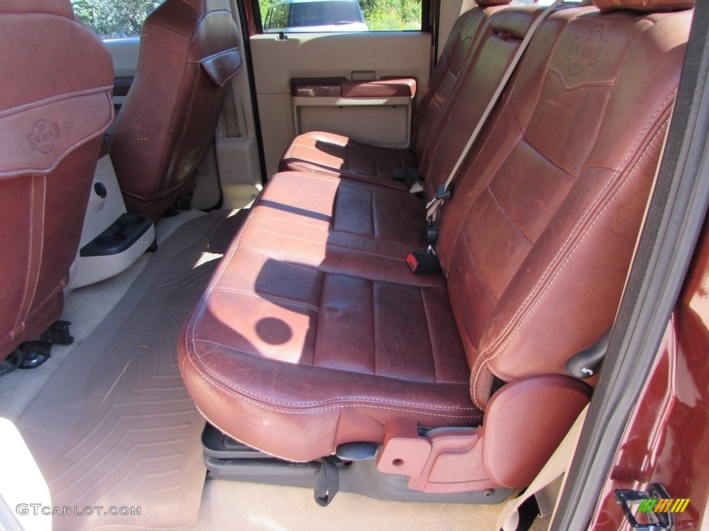 2008 F350 Super Duty King Ranch Crew Cab 4x4 Dually - Dark Copper Metallic / Chaparral Brown photo #27