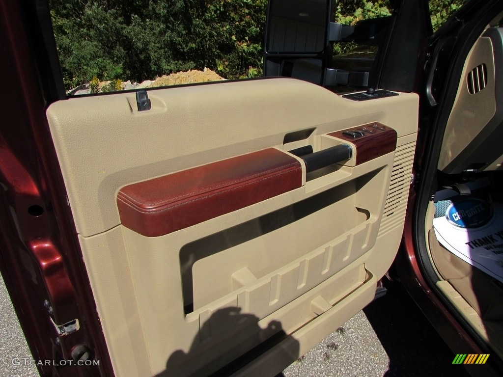2008 F350 Super Duty King Ranch Crew Cab 4x4 Dually - Dark Copper Metallic / Chaparral Brown photo #29