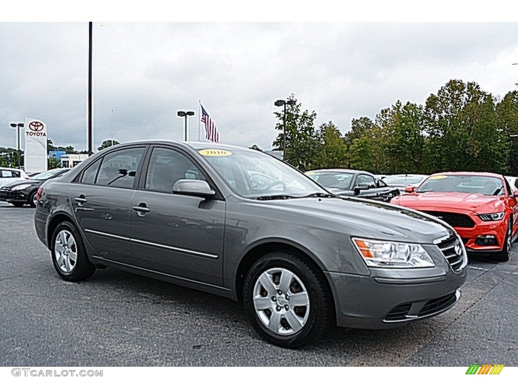 2010 Sonata GLS - Willow Gray / Cocoa photo #1