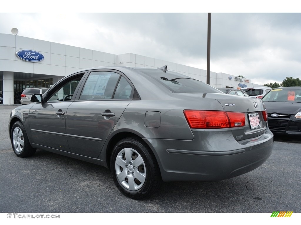 2010 Sonata GLS - Willow Gray / Cocoa photo #5