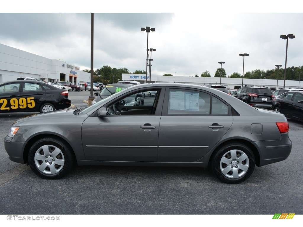 2010 Sonata GLS - Willow Gray / Cocoa photo #6
