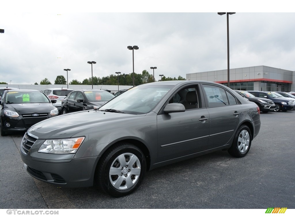 2010 Sonata GLS - Willow Gray / Cocoa photo #7