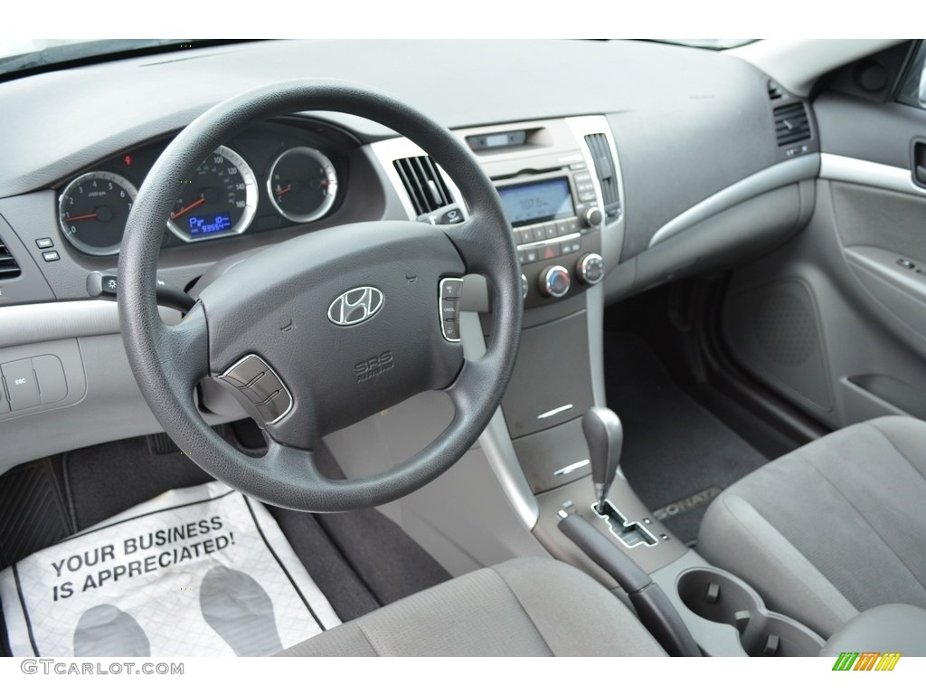 2010 Sonata GLS - Willow Gray / Cocoa photo #10