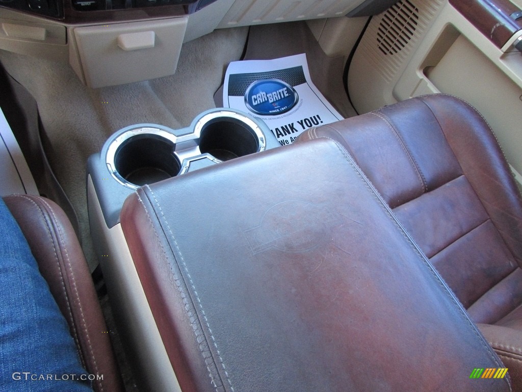 2008 F350 Super Duty King Ranch Crew Cab 4x4 Dually - Dark Copper Metallic / Chaparral Brown photo #40