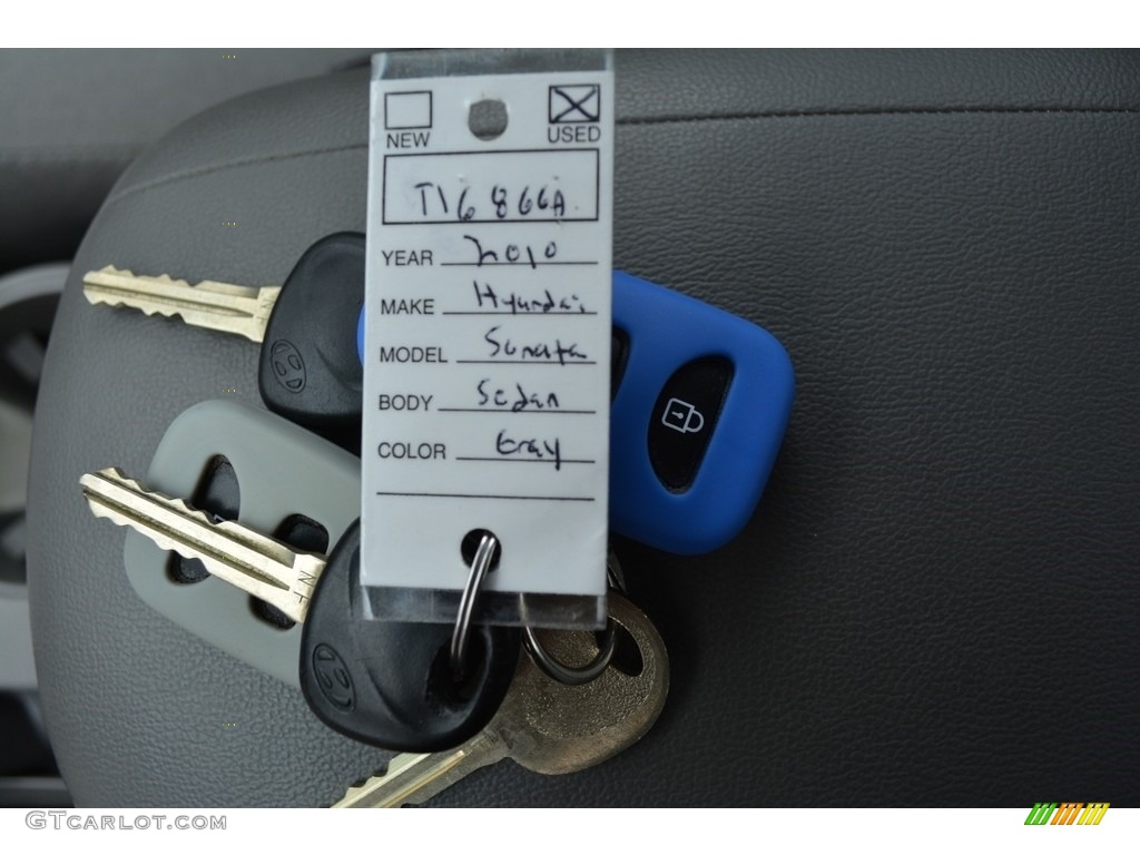 2010 Sonata GLS - Willow Gray / Cocoa photo #20