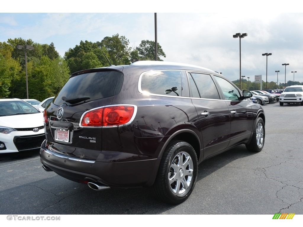 2008 Enclave CXL AWD - Carbon Black Metallic / Cashmere/Cocoa photo #3