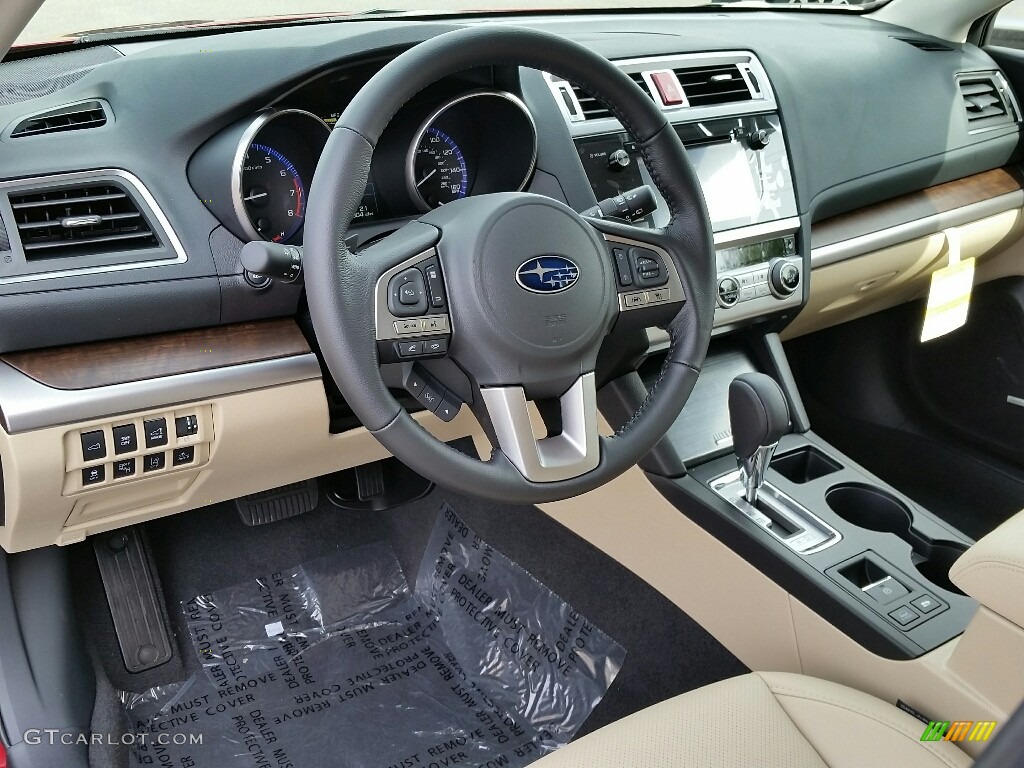 Warm Ivory Interior 2017 Subaru Outback 3.6R Limited Photo #116004567