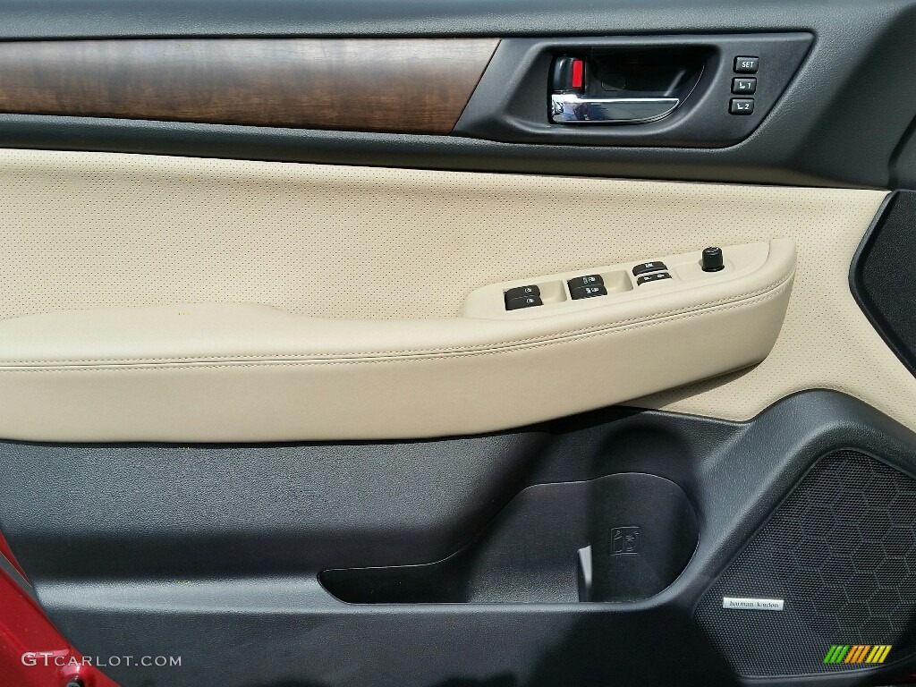 2017 Subaru Outback 3.6R Limited Warm Ivory Door Panel Photo #116004594