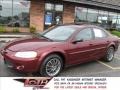 2002 Dark Garnet Red Pearl Chrysler Sebring LXi Sedan  photo #1